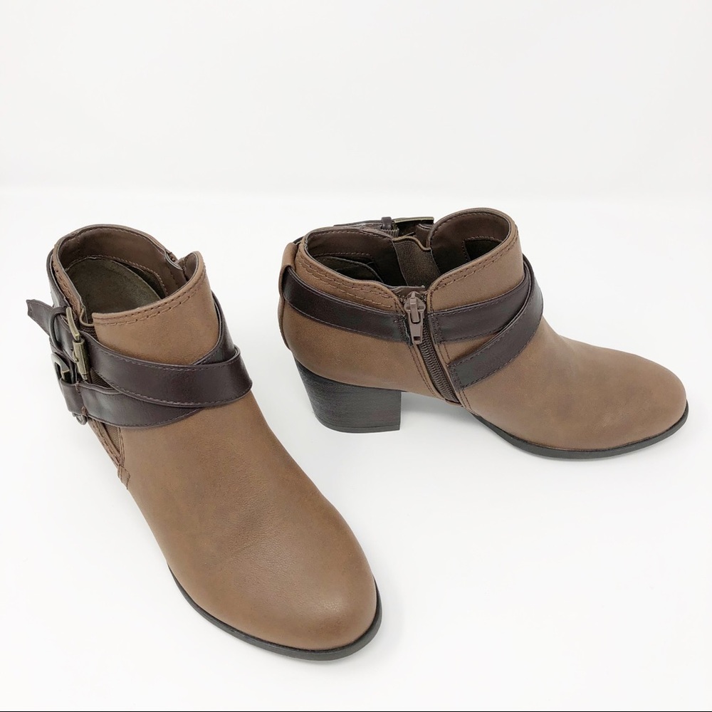 Indigo Rd Ankle Booties, Brown, Size 6
